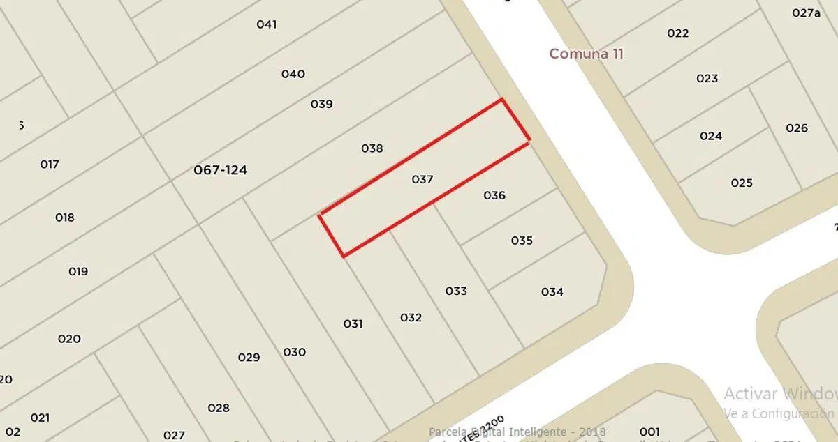 Lote en Venta 8,66 X 36 en Villa General Mitre 5