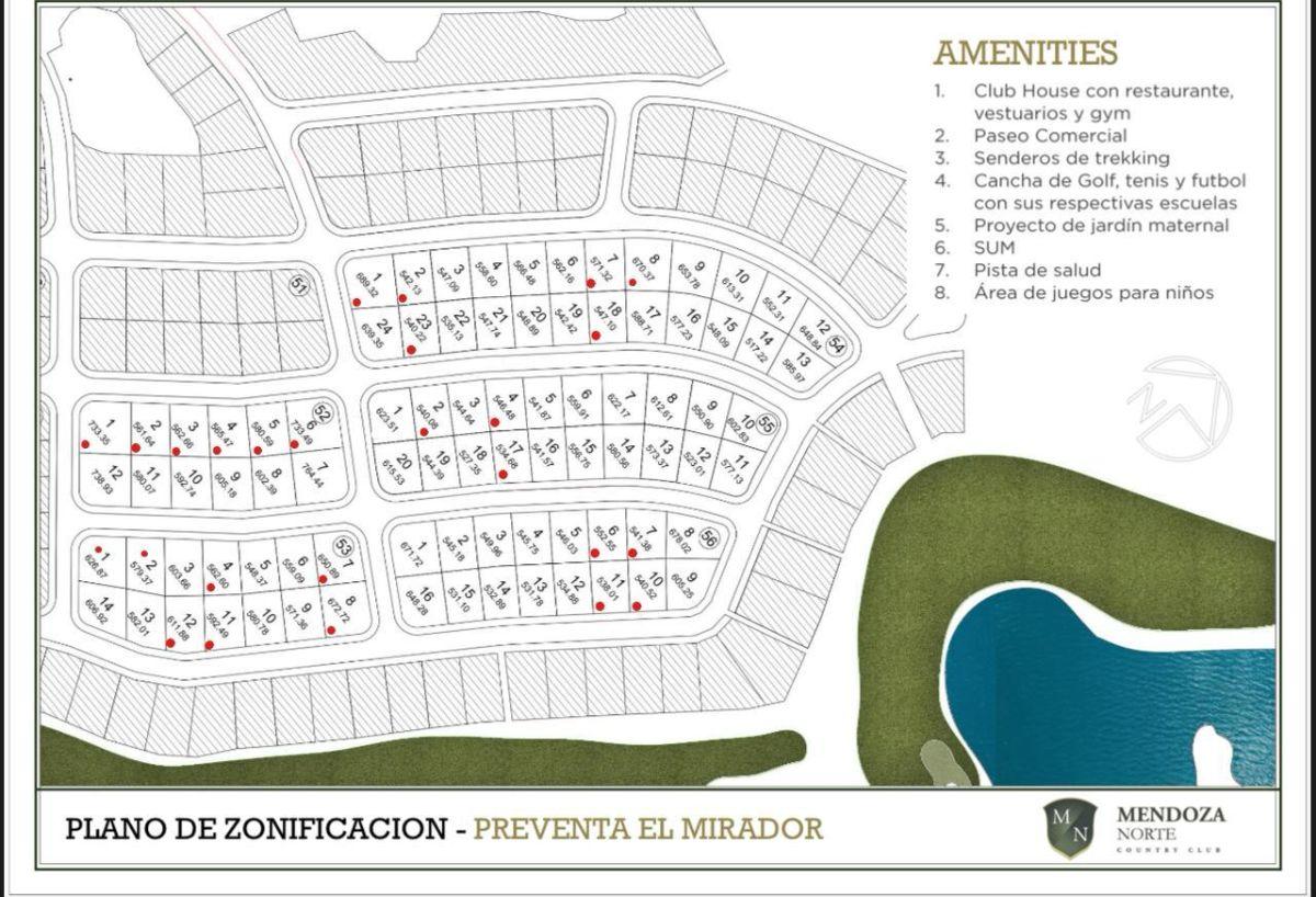 LOTE 571 m² EN MENDOZA NORTE | SECTOR EL MIRADOR