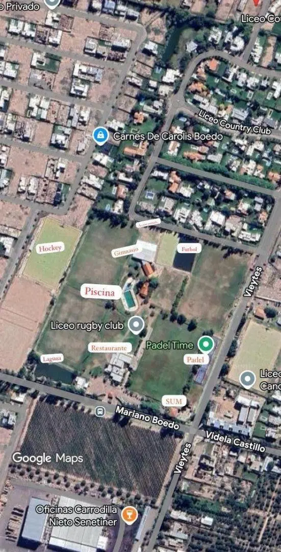 Lote esquina 889 m² en Liceo Country, Boedo · Apto crédito 3