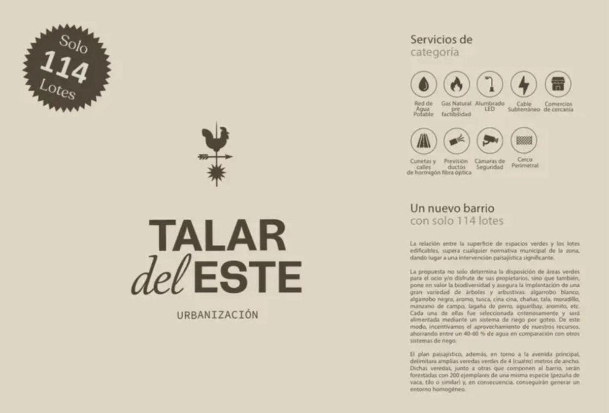 Foto de LOTE EN VENTA - TALAR DEL ESTE, imagen 3