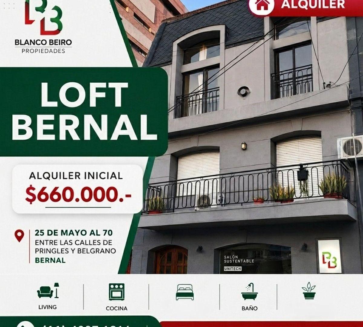 Foto de ALQUILER LOFT BERNAL CENTRO 25 DE MAYO 72, imagen 3