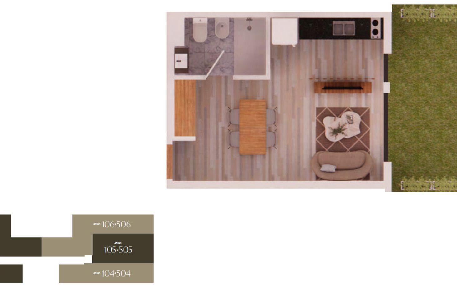 Foto de Venta Monoambiente en Pocitos Nuevo, imagen 4