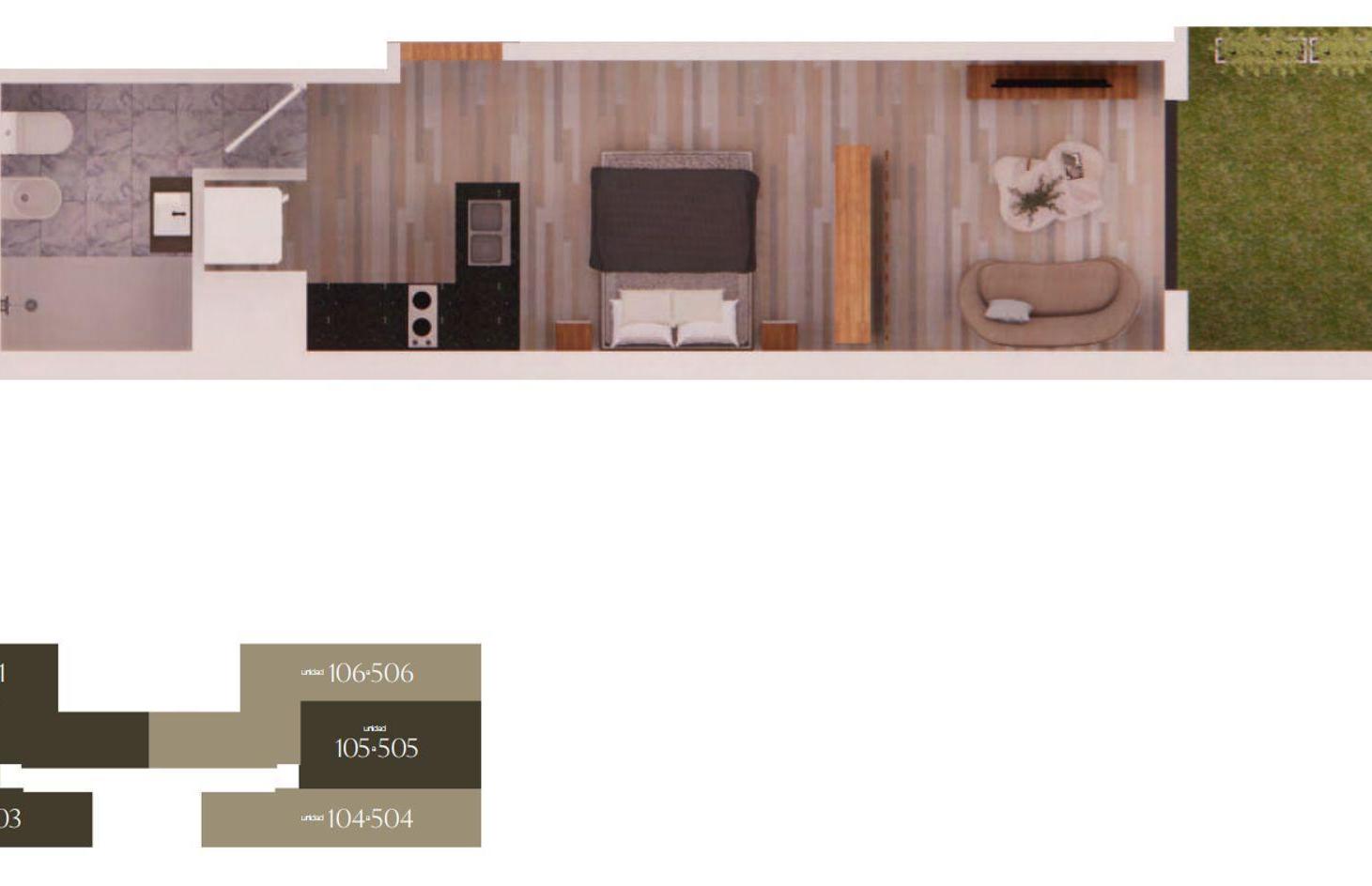 Foto de Venta Monoambiente en Pocitos Nuevo, imagen 1
