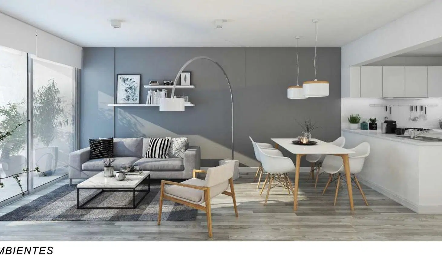 Obra iniciada. Venta Colegiales, Ambiente en L-  Baño, toilette y Balcón Aterrazado 5