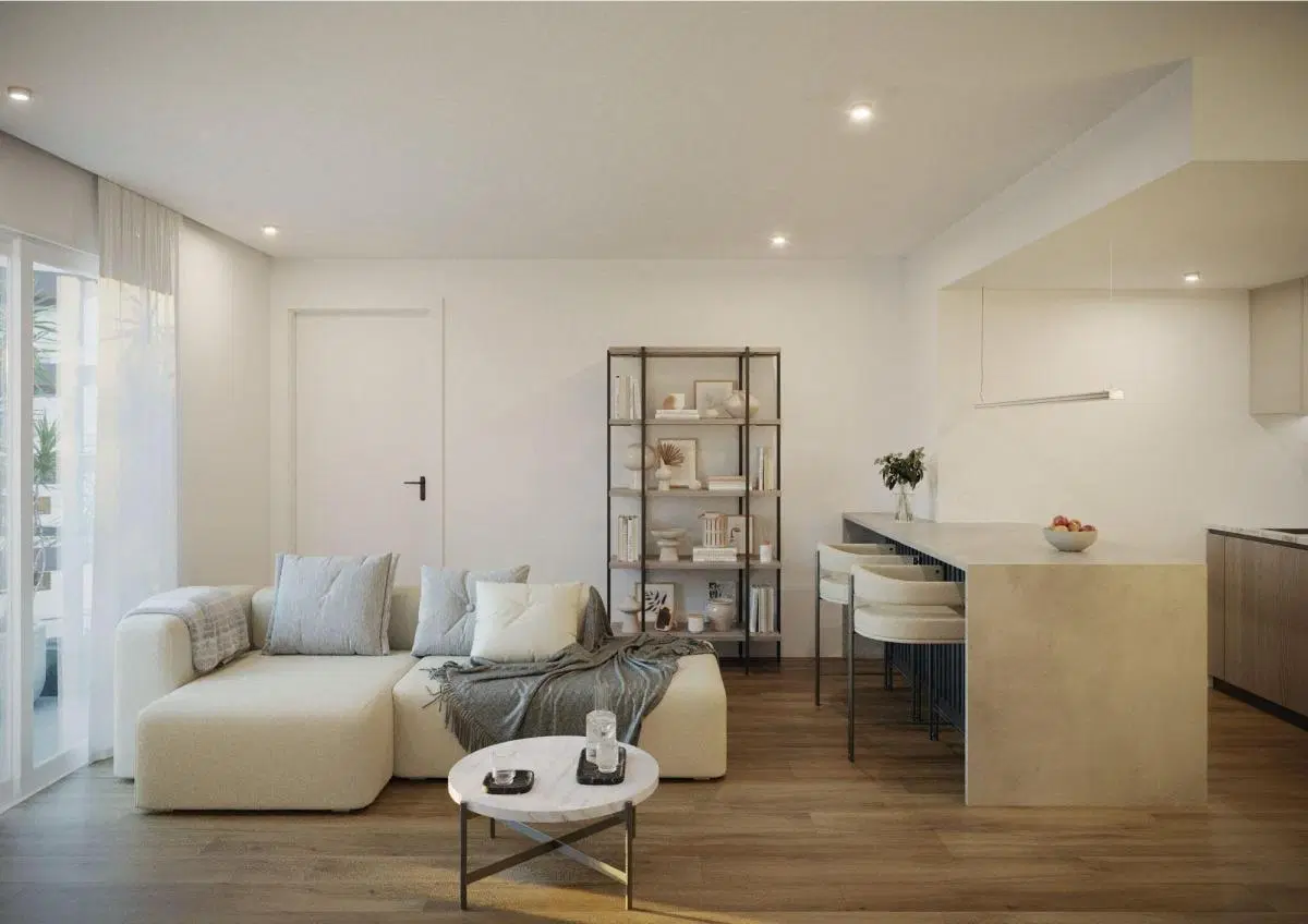 Venta monoambiente 33,4 m2 en construcción piso 7 Recoleta 3