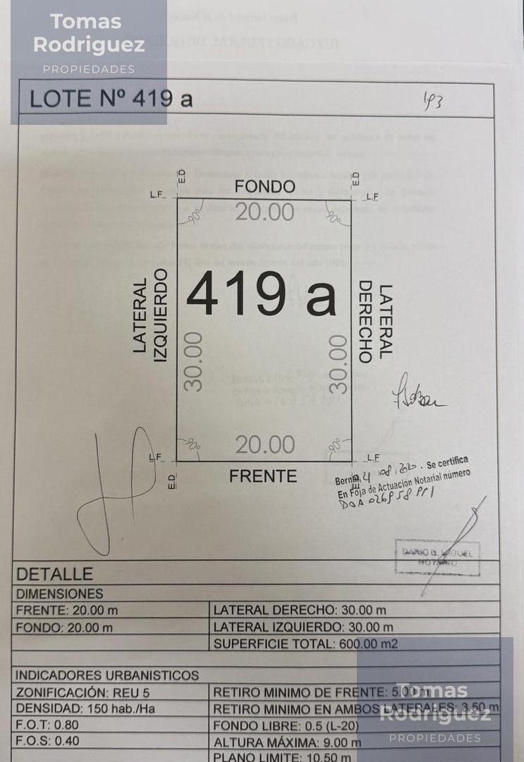 Foto de Lote 600 m² en Hudson Park | 20 x 30 m | Lote 419A, imagen 2