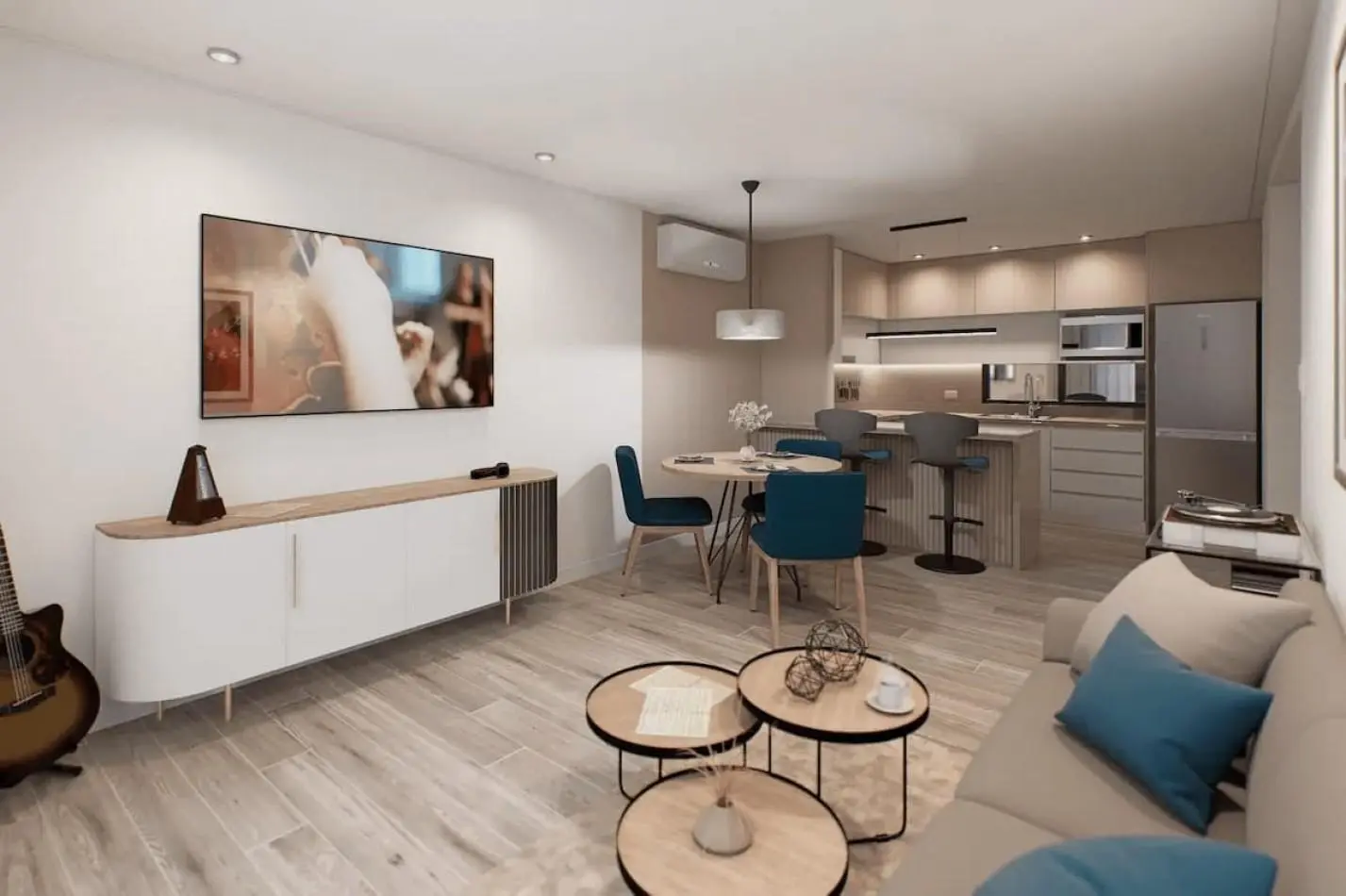 Departamento 2 ambientes en venta zona Guemes con cochera 2