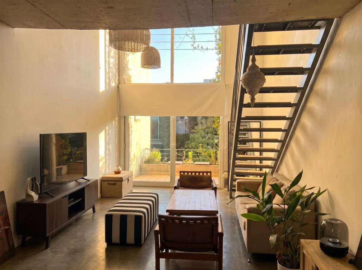 Loft de Diseño con Balcón y Parrilla 1