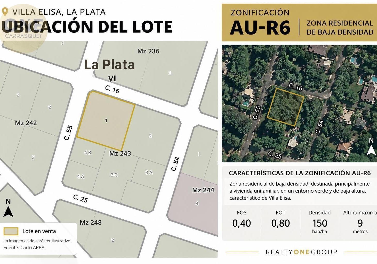 Foto de Lote en venta - Villa Elisa, Calle 16 esq 55, imagen 3