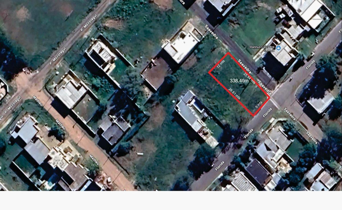 Terreno con 338 m2 en venta en Cañuelas