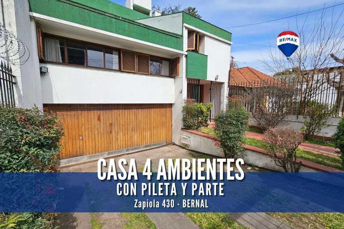 VENTA CASA DE 4 AMB. CON JARDÍN, QUINCHO Y PILETA 3