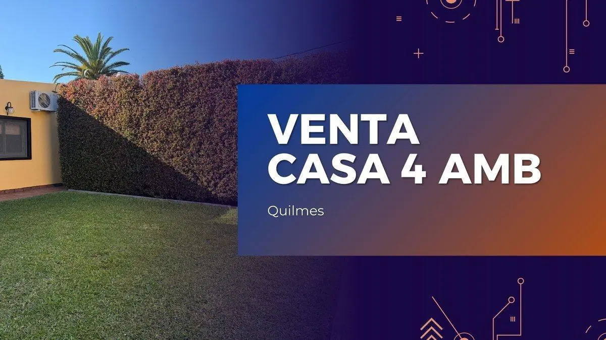 VENTA CASA EN QUILMES 2