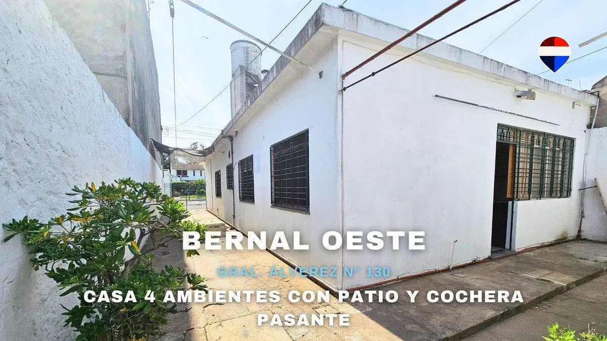 VENTA CASA 4 AMBIENTES CON PATIO EN BERNAL 4