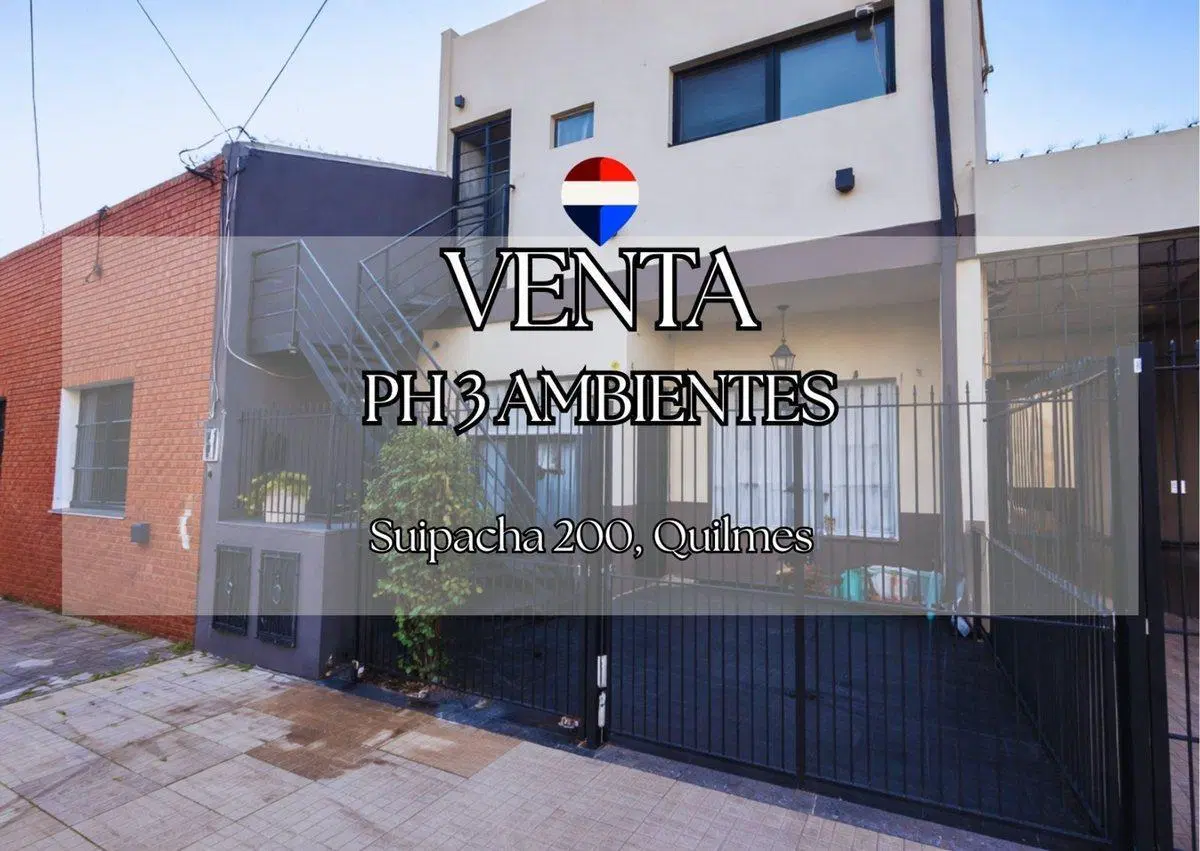VENTA EN BLOQUE DE CASA PH  QUILMES 5