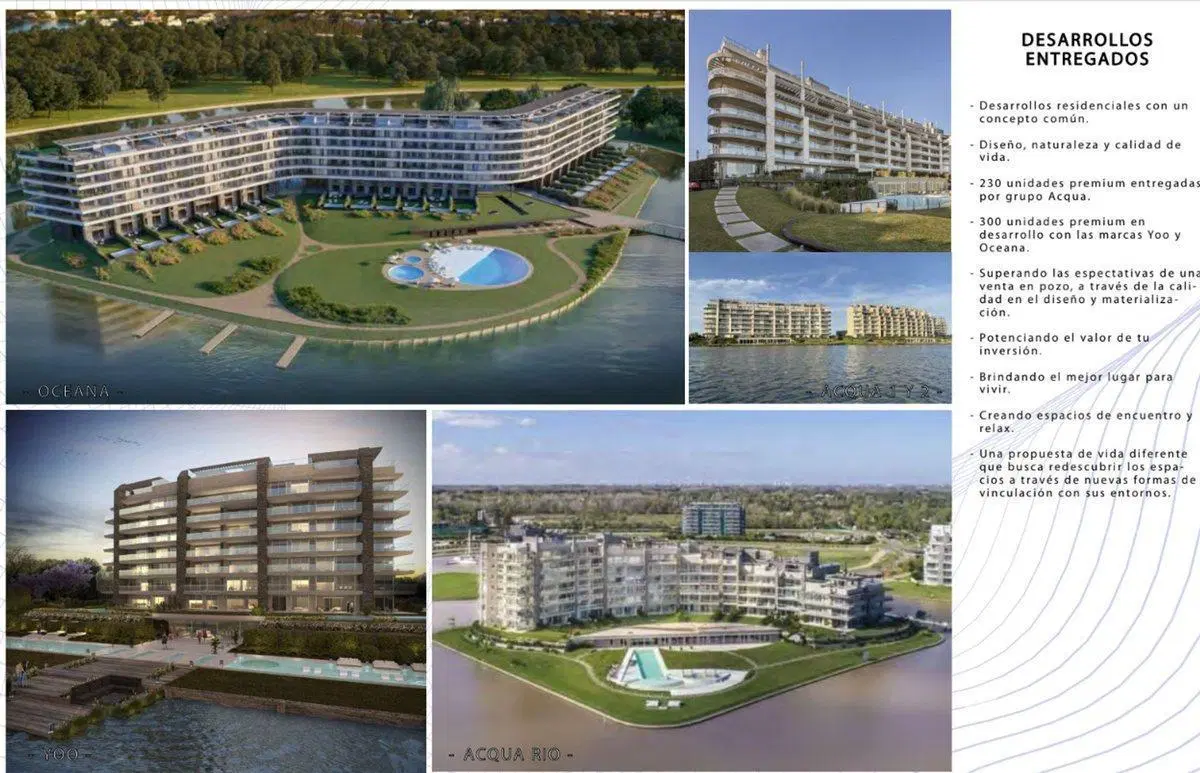 VENTA 4 AMBIENTES  EN ACQUA MARINA NORDELTA AL RIO 4