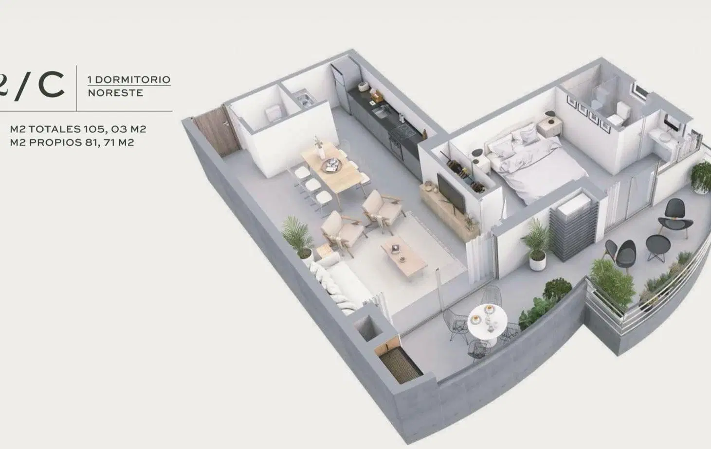 Departamento - Yerba Buena 2