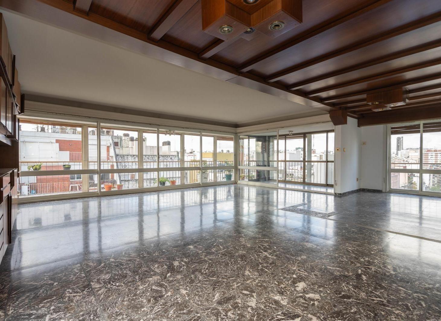 ESPECTACULAR SEMPISO DE 200M2 EN TORRE 5AMB C/DEP Y 2 COCH EN PISO ALTO CON VISTA ABIERTA