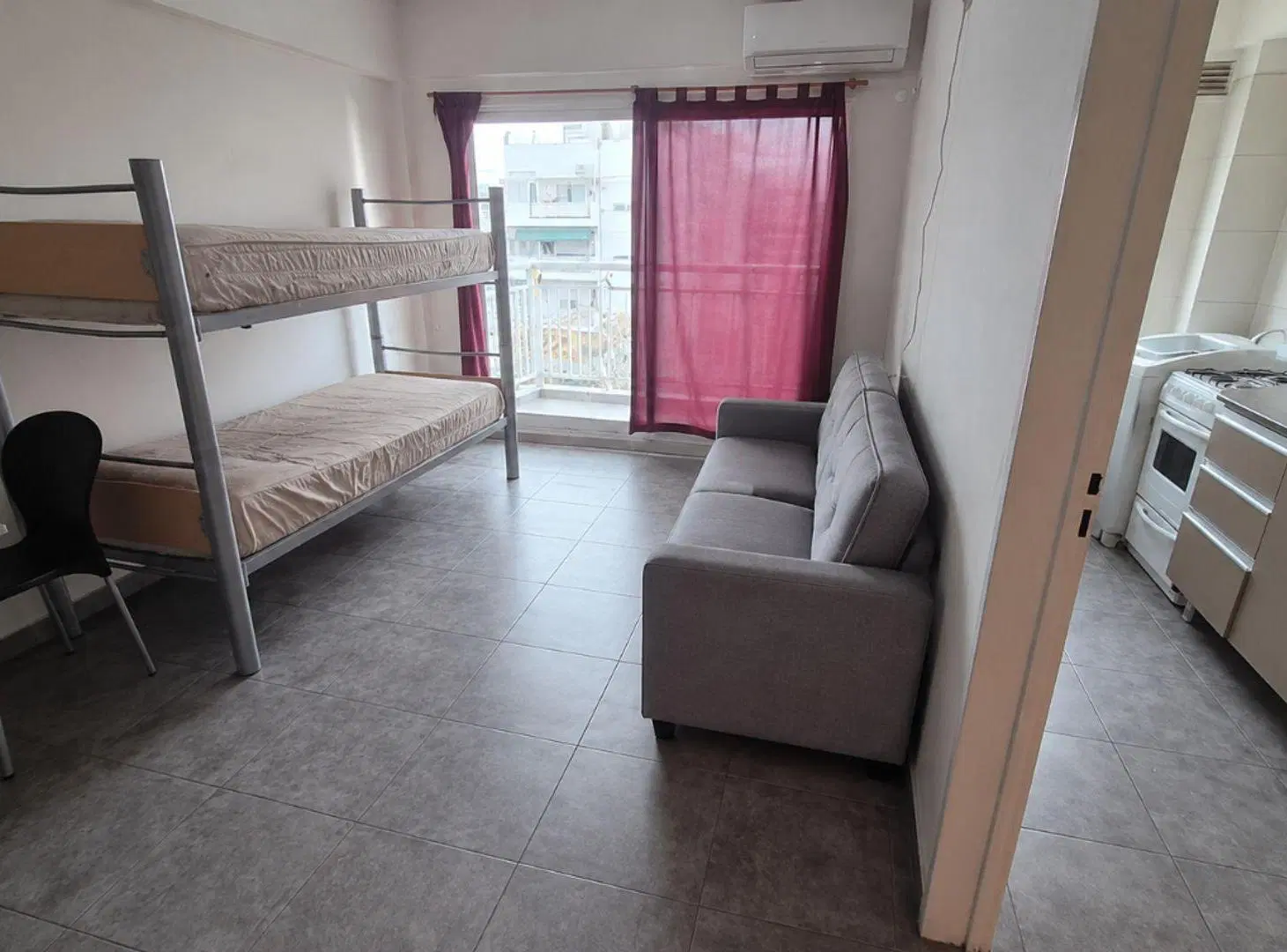Venta Depto 2 ambientes en Parque Chas Luminoso 3