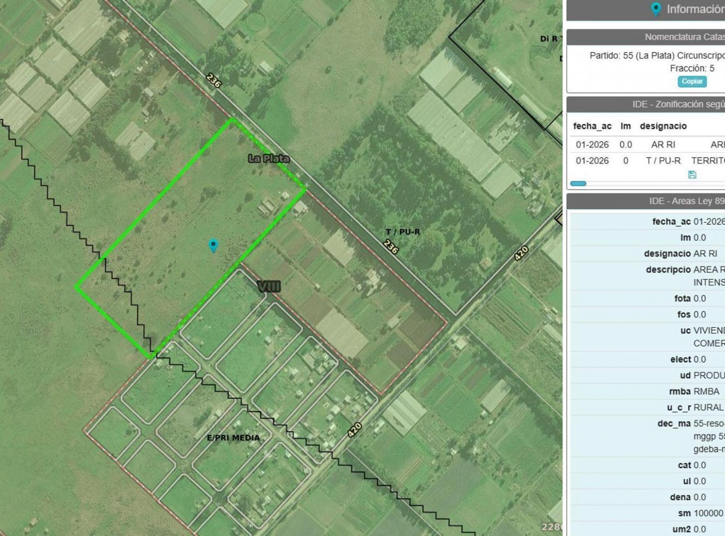 Foto de VENTA LOTE CAMPO CHACRA LA PLATA RUTA 2 PERMUTA, imagen 5
