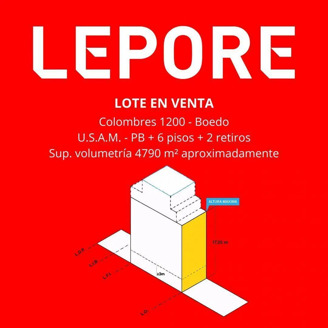 Lote . | Colombres al 1200 2