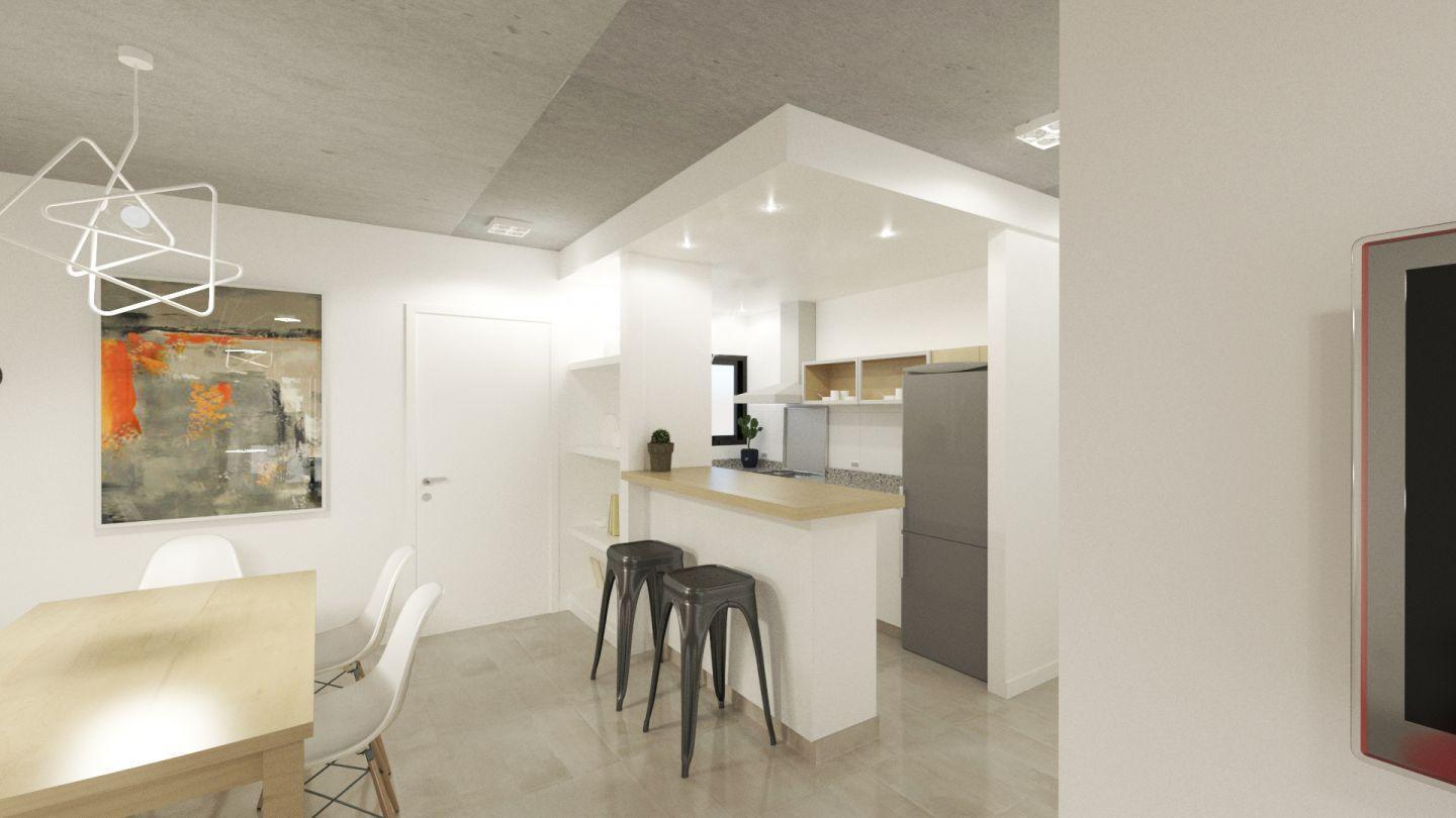 Foto de Dept 4 amb con patio en Colegiales, imagen 5