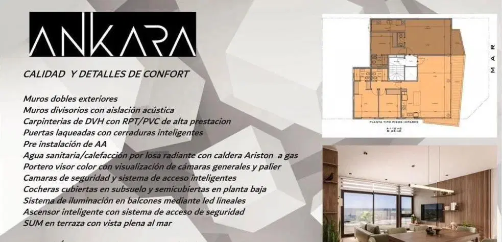 Semipiso de 3 ambientes en Charlone y Rejón | En construcción 3