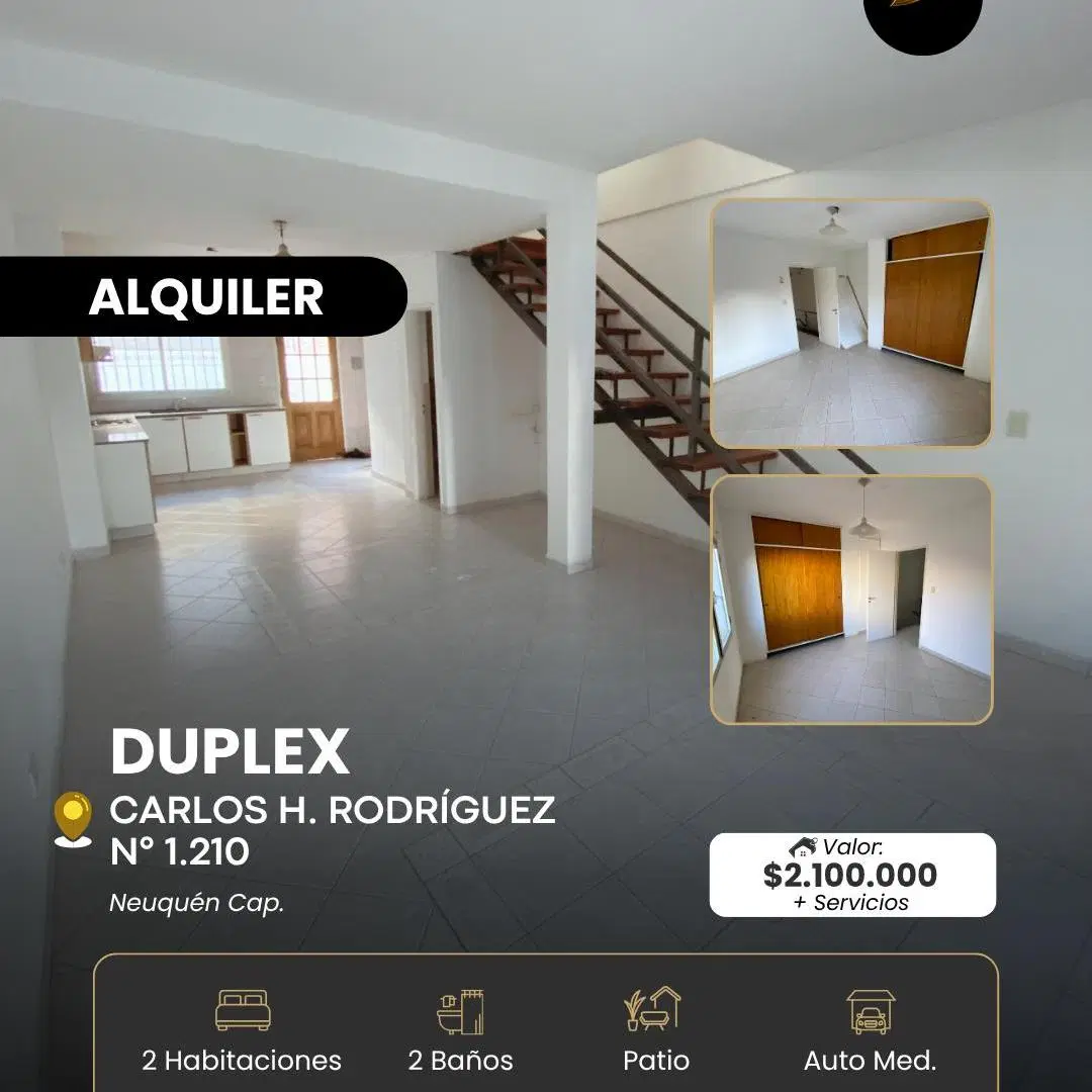 Alquilo Duplex - 2 Dormitorios - Centro Oeste 2