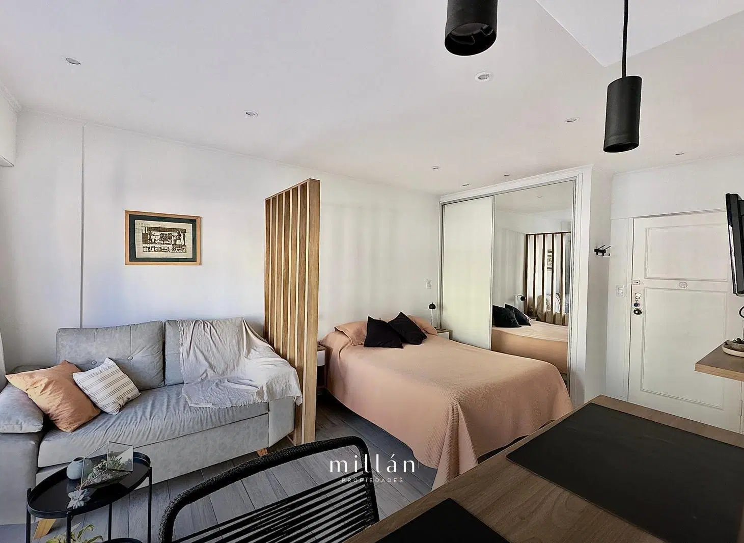 Venta Monoambiente amoblado al frente Plaza colón 2