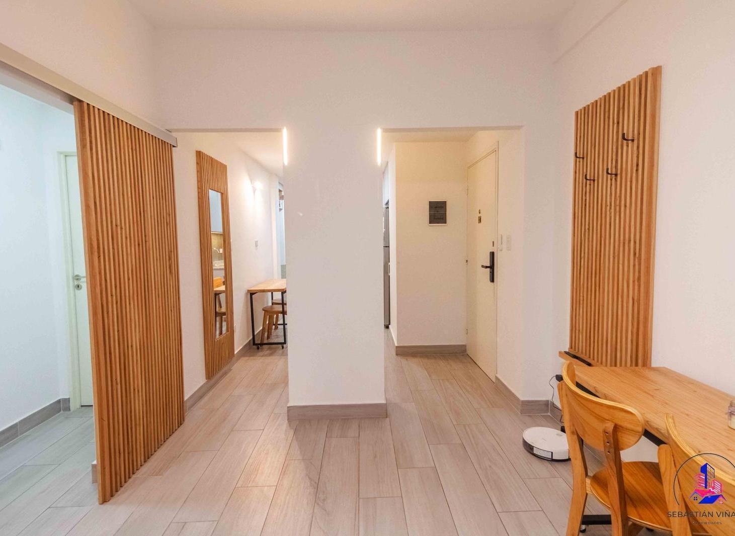 Venta de 3 ambientes totalmente reciclado a nuevo en Recoleta. Ideal para renta temporaria!