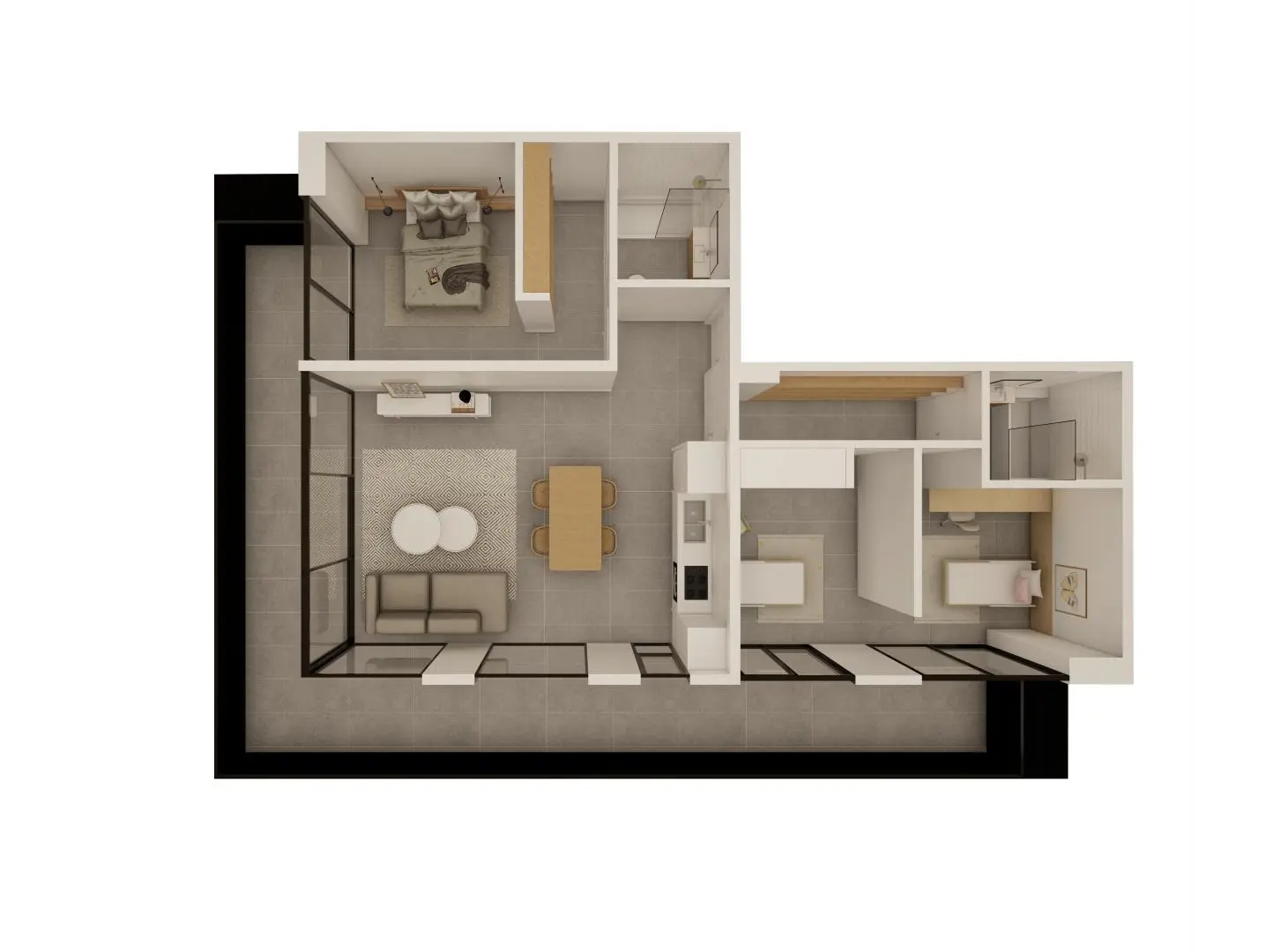 Excelente piso de 4 ambientes en construcción en Saavedra con vista 360 4