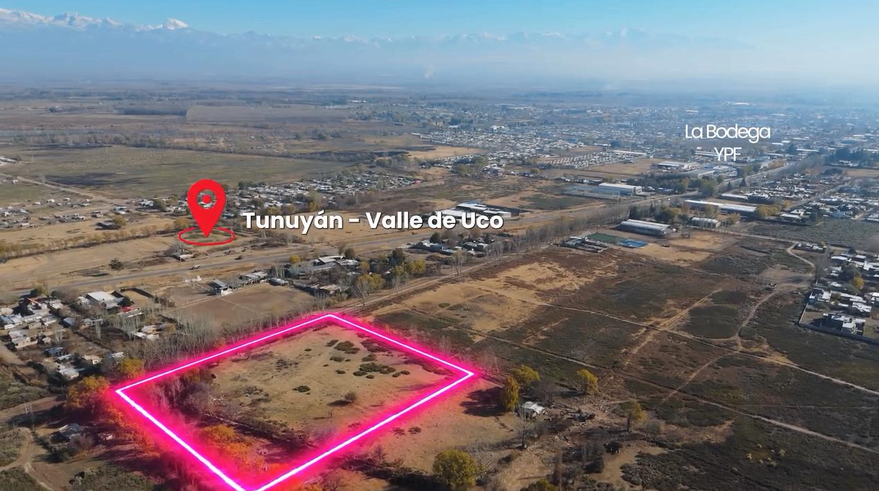 Rancho de 3,8 ha en venta en Tunuyán