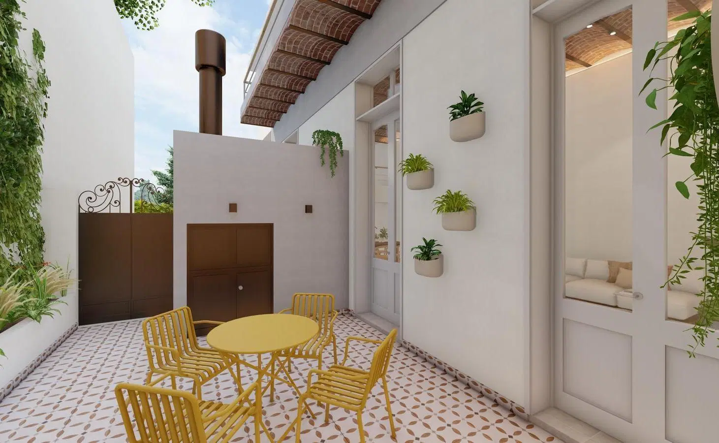 Departamento De Pasillo con patio, en pleno centro de la ciudad 5