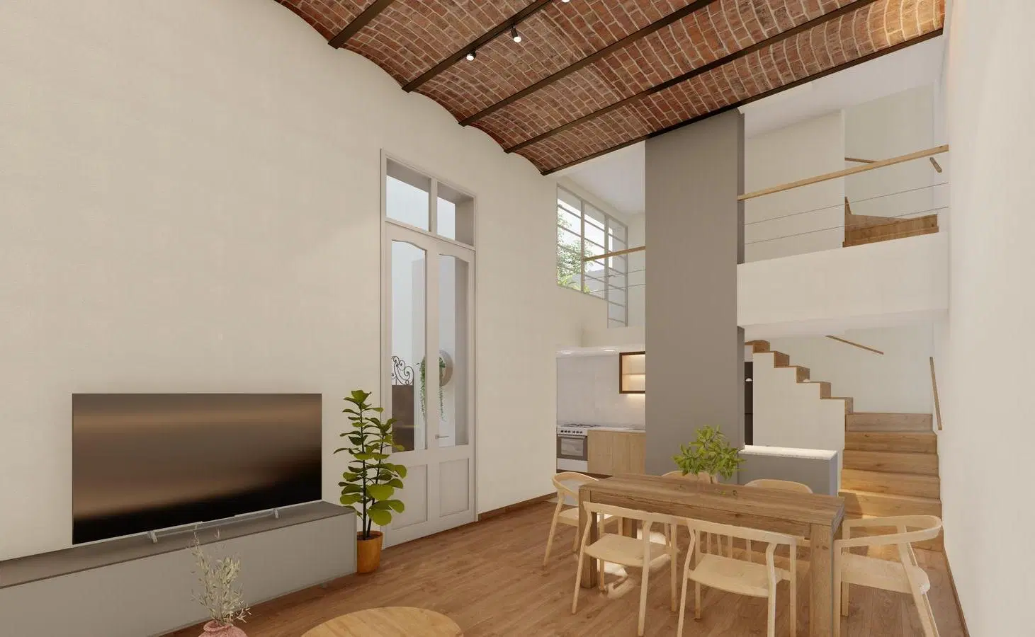 Departamento De Pasillo con patio, en pleno centro de la ciudad 3