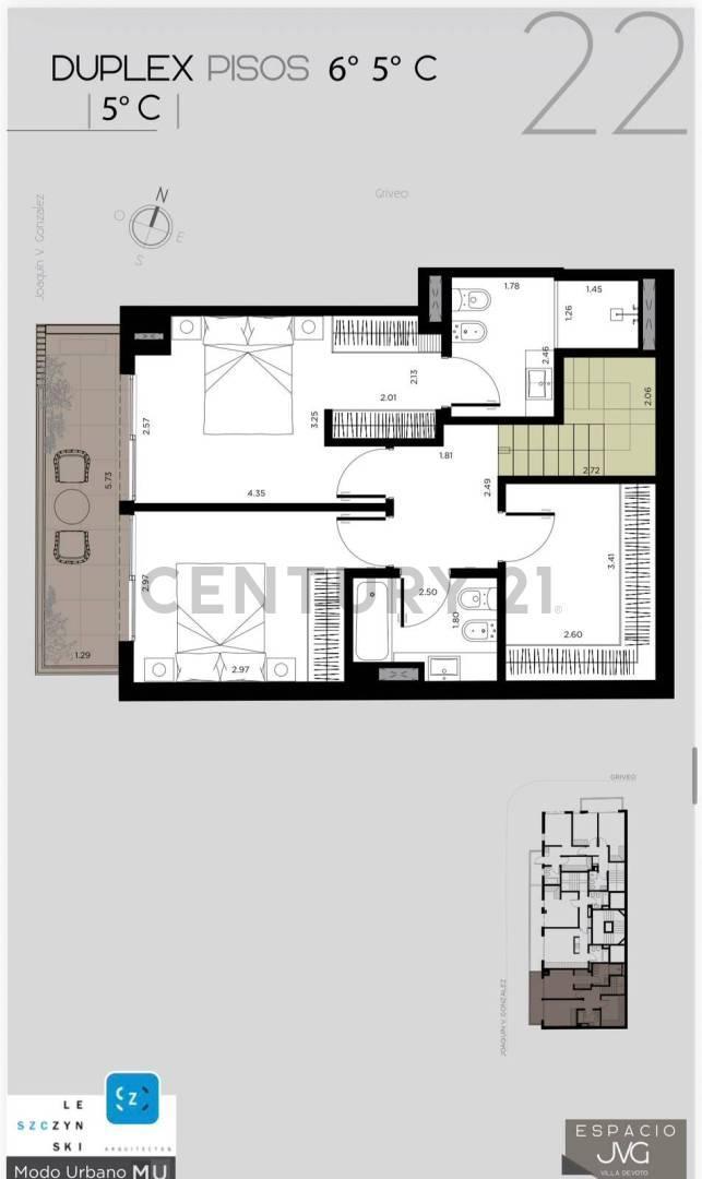 Foto de Dúplex 3 ambientes en venta en Devoto, imagen 5