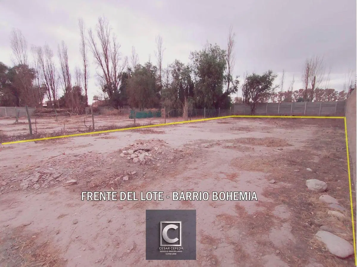 VENDO LOTE 500 M2 - BARRIO BOHEMIA BERMEJO 5