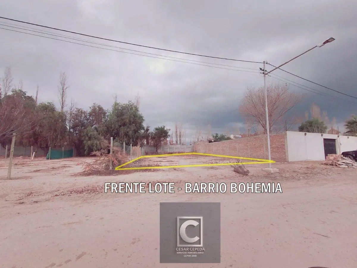 VENDO LOTE 500 M2 - BARRIO BOHEMIA BERMEJO 1