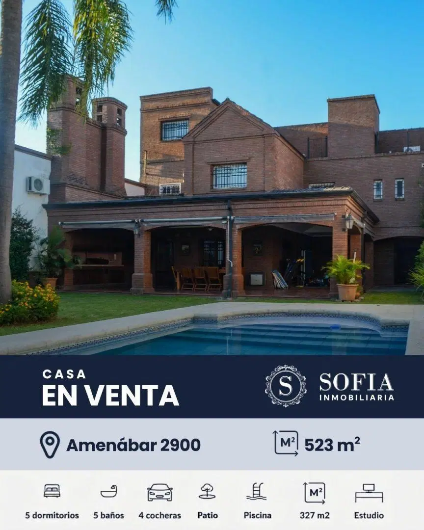 Casa 0 ambientes 5 dormitorios. | Amenabar al 2900 2