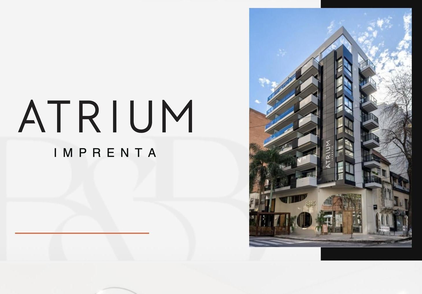 Foto de Venta | Departamento | Las Cañitas | Atrium Imprenta | Terraza | 86 m2, imagen 1