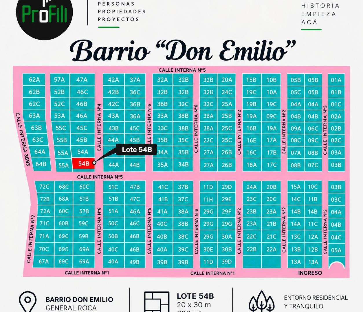 Foto de Terreno de 600 m² en venta en General Roca, imagen 1