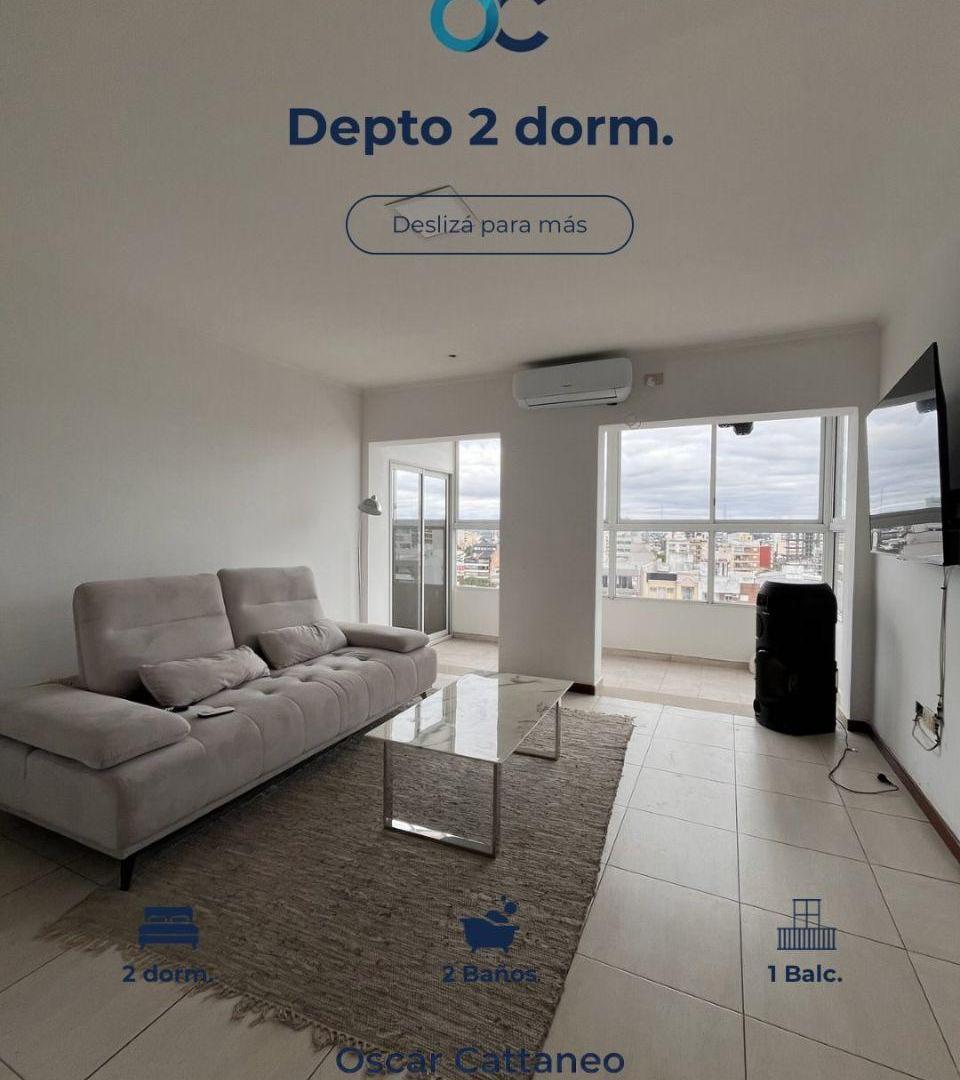 Depto de 2 dormitorios y 2 baños con pileta - Frente a Camba Cuá