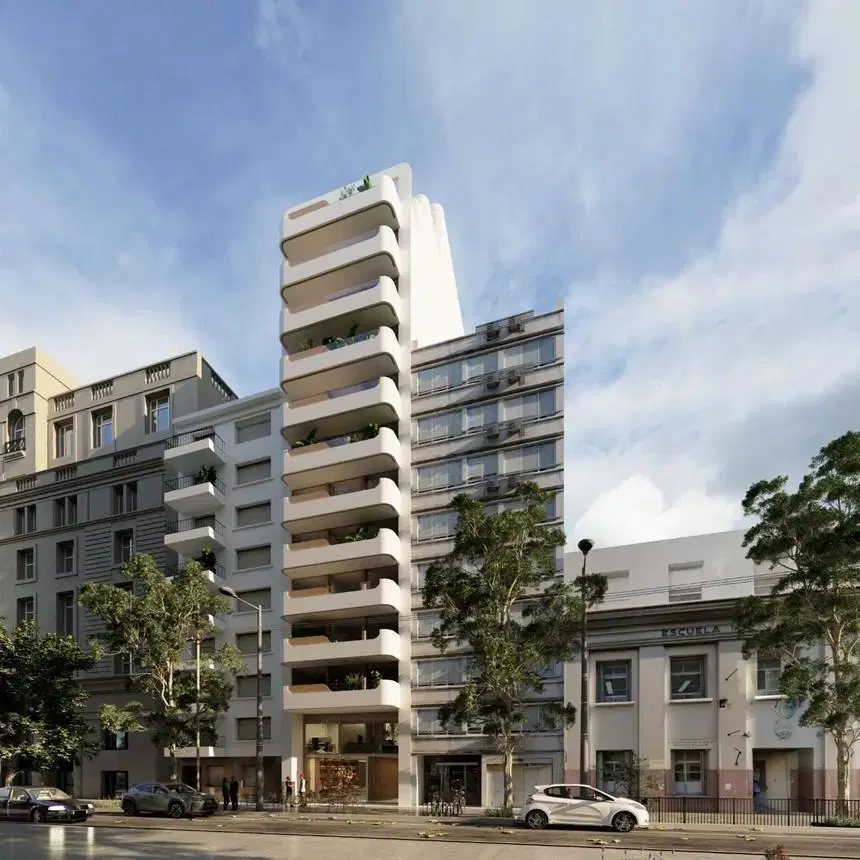 VENTA DEPARTAMENTO DOS AMBIENTES BALCON EN CONSTRUCCION RECOLETA 8
