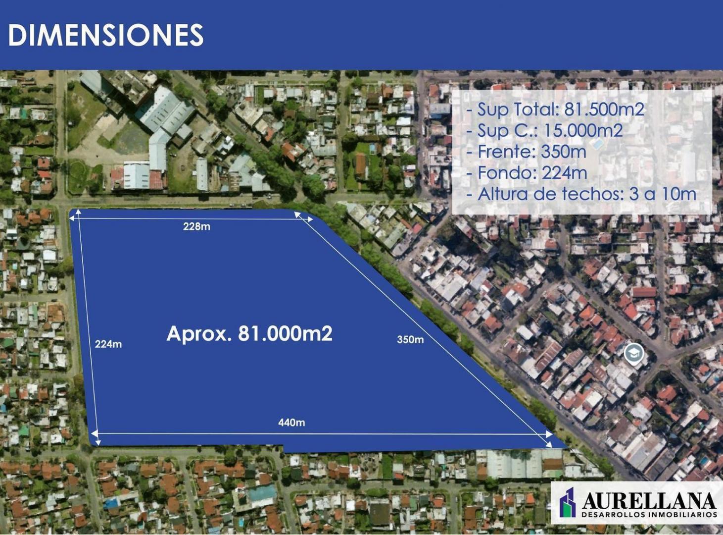 Terreno en Venta Total o Parcial - Desarrollo Inmobiliario - Financiacion