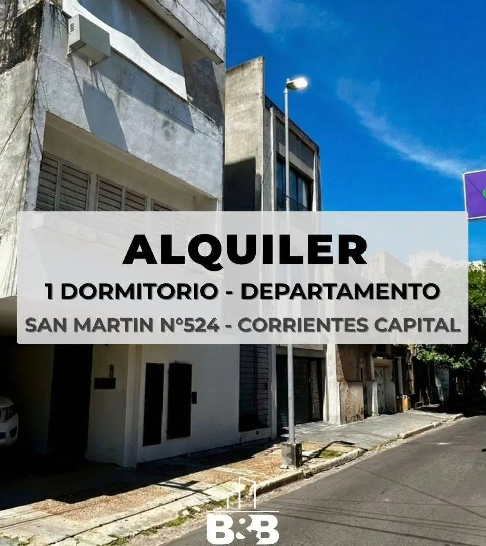 Departamento de 35 m2 con 1 dormitorio en alquiler en Camba Cuá 4