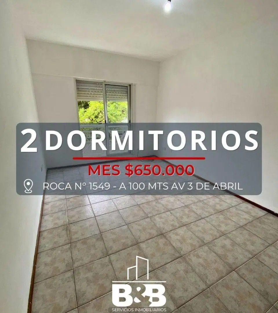 ALQUILER DEPARTAMENTO DE 2 DORMITORIOS BARRIO LIBERTAD-CORRIENTES 1