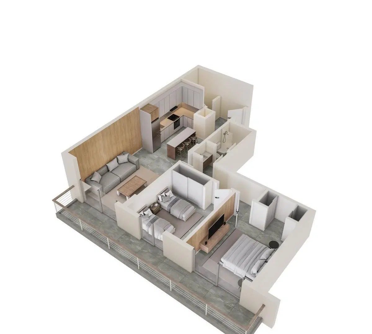Venta - Departamento 3 ambientes - De categoría - En construcción - Zona Aldrey 8