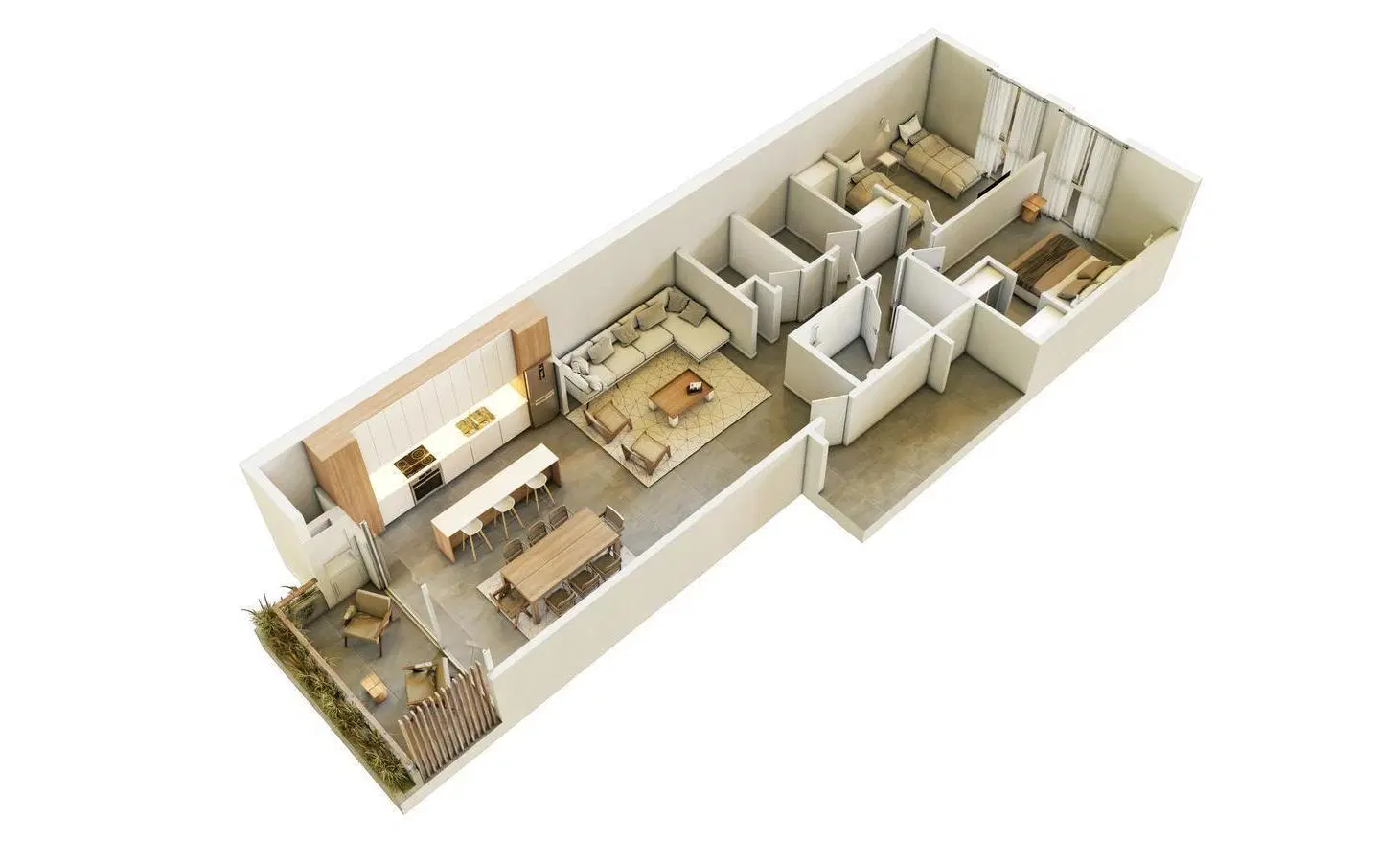 Venta - Departamento 3 ambientes - De categoría - En construcción - Zona Aldrey 4