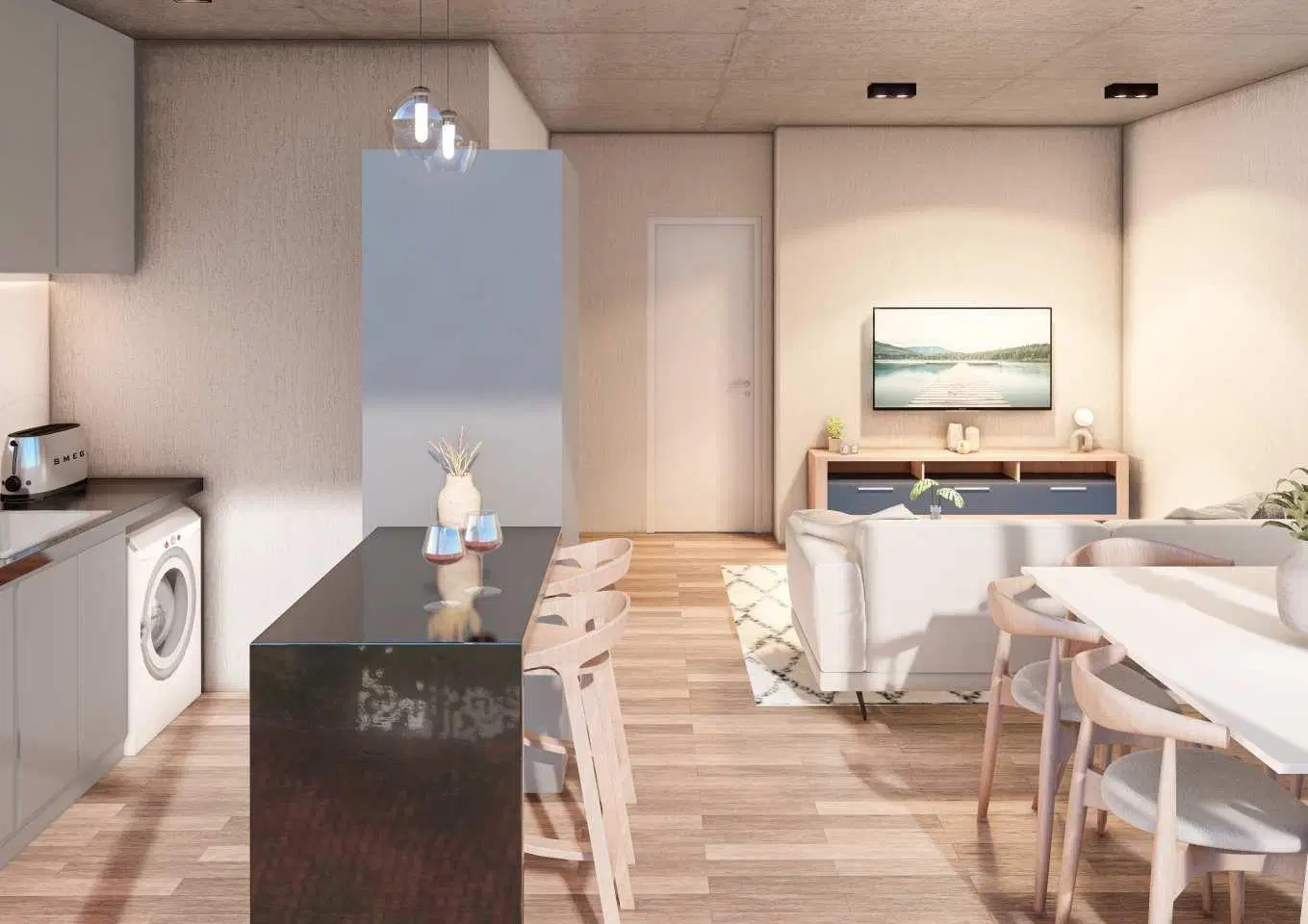 Venta - Semipiso 2 ambientes - En obra - Edificio BONJO 13 - Barrio Chauvin 2