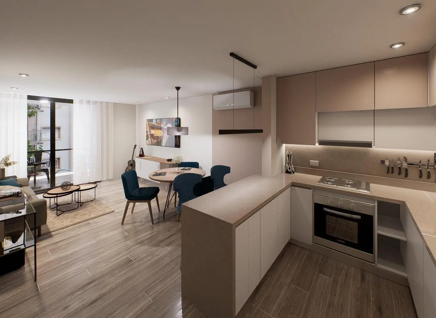 Venta - Departamento 2 ambientes- En obra - Edificio Developer XV Symphony - Centro Comercial Güemes 4