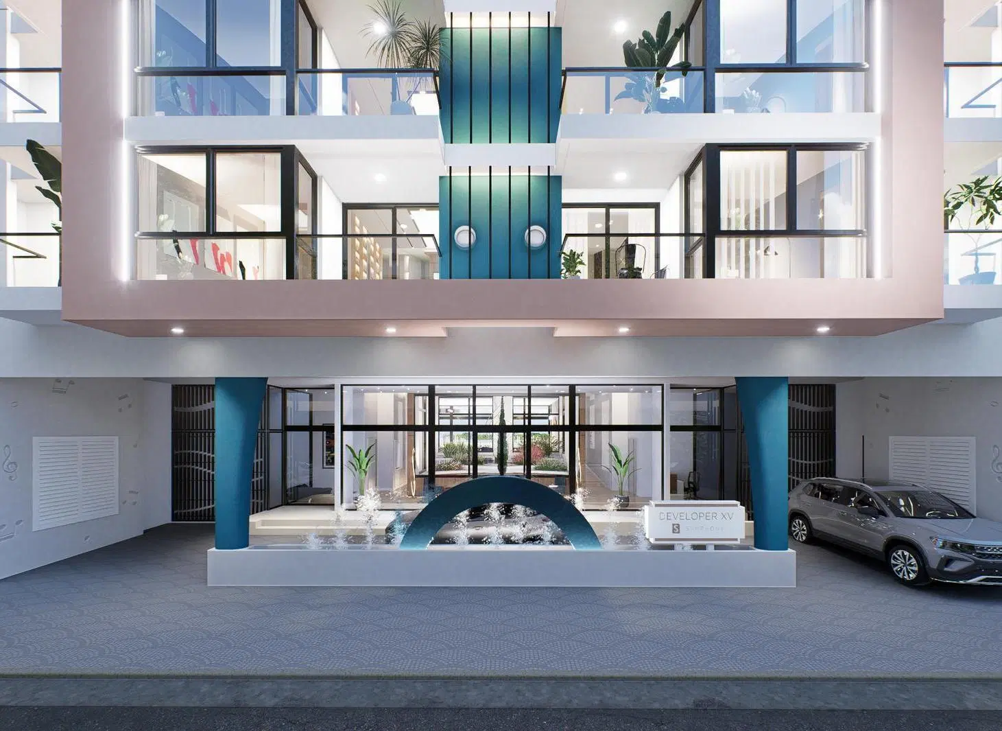 Venta - Departamento 2 ambientes- En obra - Edificio Developer XV Symphony - Centro Comercial Güemes 3