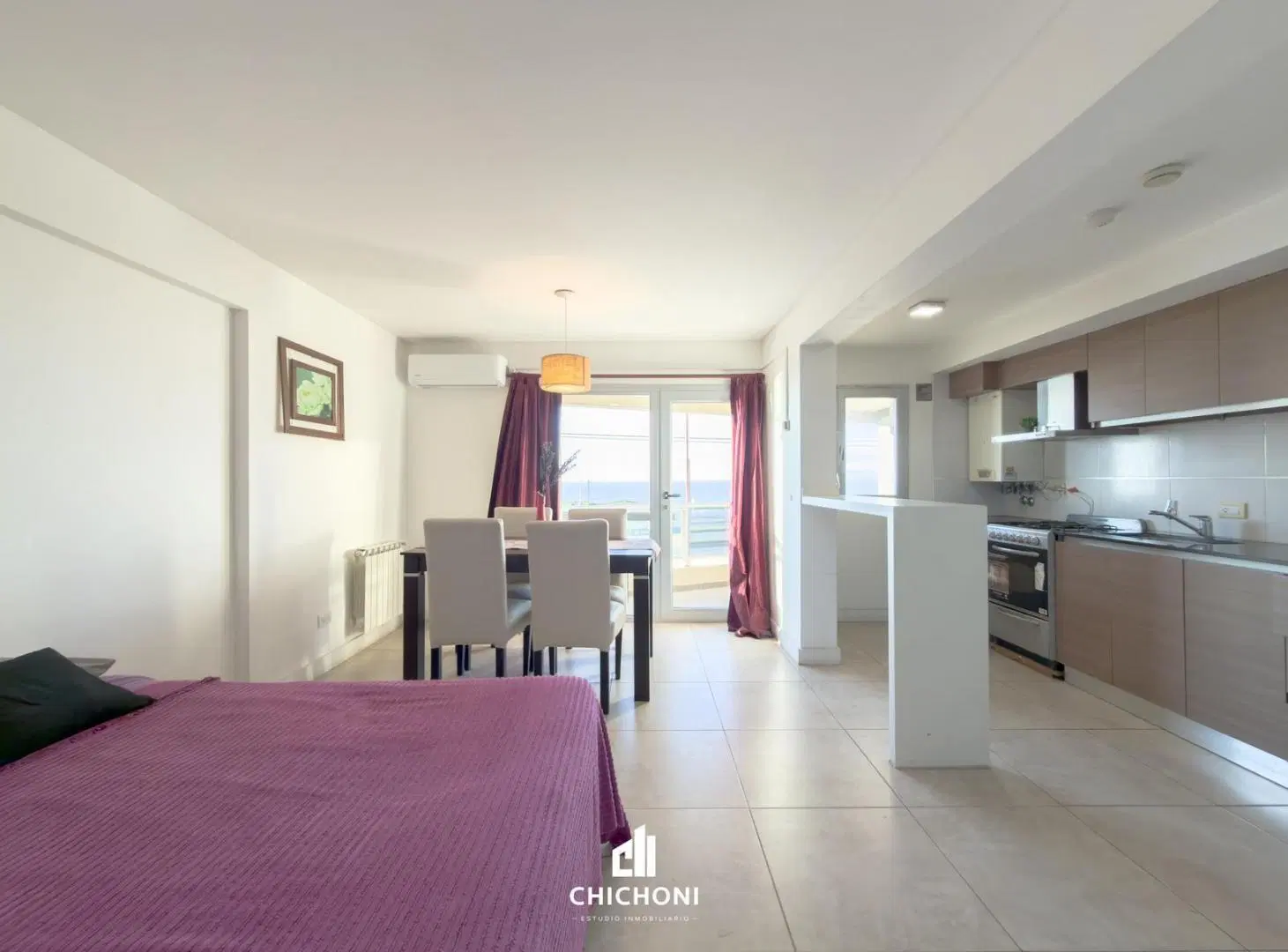 Venta - Departamento 1 Ambiente - Vista Plena al Mar - Zona Constitución 5